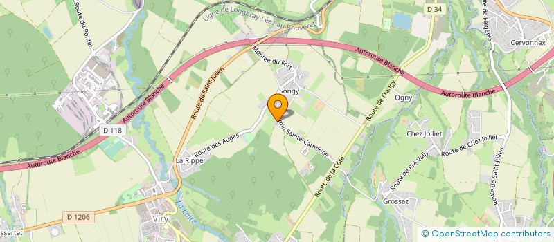 localisation de l'entreprise JAC IMMOBILIER  VIRY