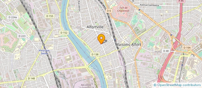 localisation de l'entreprise JAC-NET à ALFORTVILLE