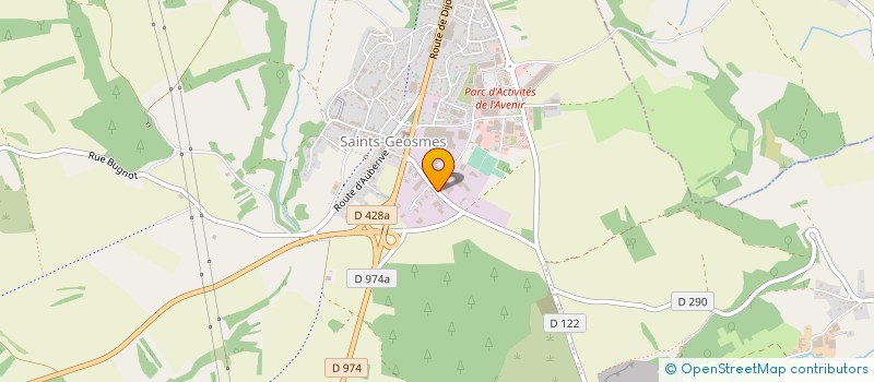 localisation de l'entreprise JAC SA à SAINTS-GEOSMES