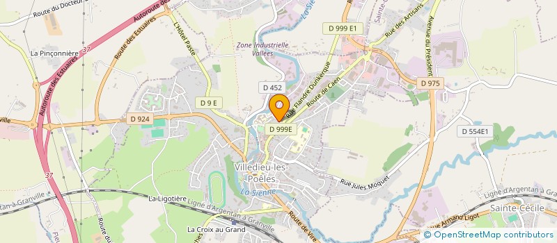 localisation de l'entreprise JAC SOURDINE  VILLEDIEU-LES-POELES-ROUFFIGNY