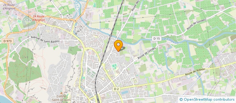 localisation de l'entreprise JACA  CAVAILLON