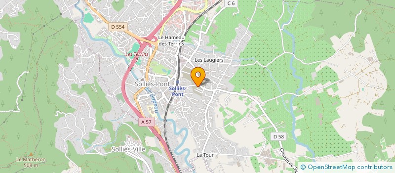 localisation de l'entreprise JACA  SOLLIES-PONT