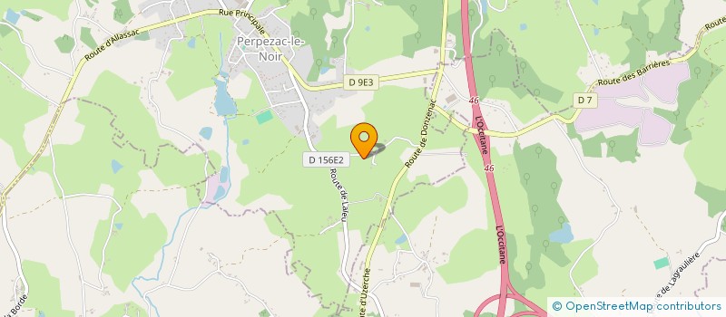 localisation de l'entreprise JACA  JUILLAC