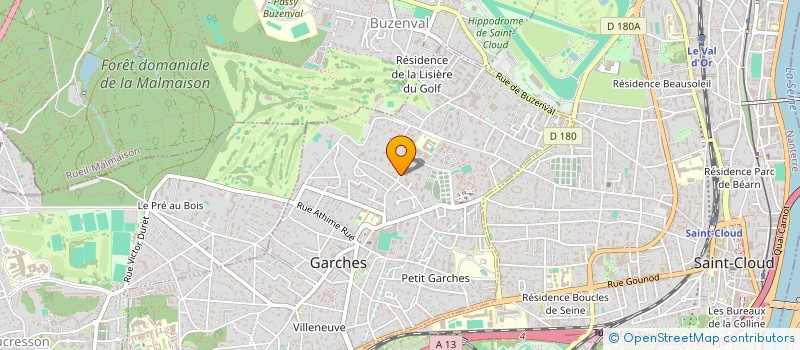 localisation de l'entreprise JACA à GARCHES