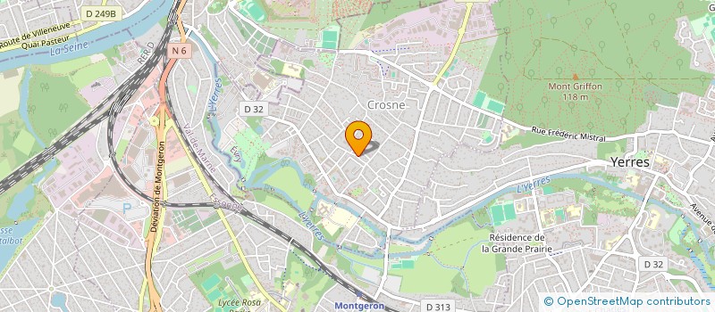 localisation de l'entreprise JACA  CROSNE