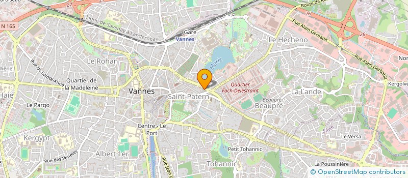 localisation de l'entreprise JACAAADI à VANNES