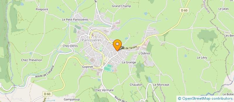 localisation de l'entreprise JACADE  PANISSIERES