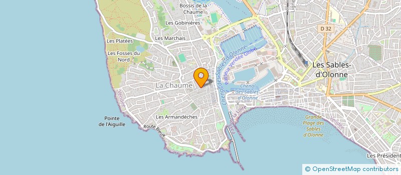 localisation de l'entreprise JACAL à LES SABLES-D'OLONNE