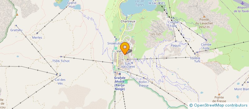 localisation de l'entreprise JACAMA  TIGNES