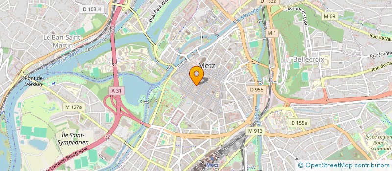 localisation de l'entreprise JACAMETZ  METZ