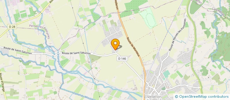 localisation de l'entreprise JACAOMBE  VELLERON