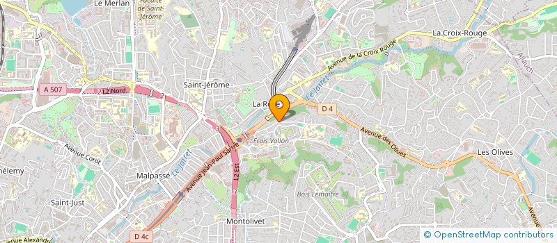 localisation de l'entreprise JACAR à MARSEILLE