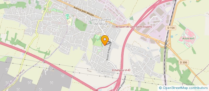 localisation de l'entreprise JACAR  SAINT-LAURENT-DE-MURE