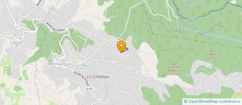 localisation de l'entreprise JACARANDA  SEILLANS