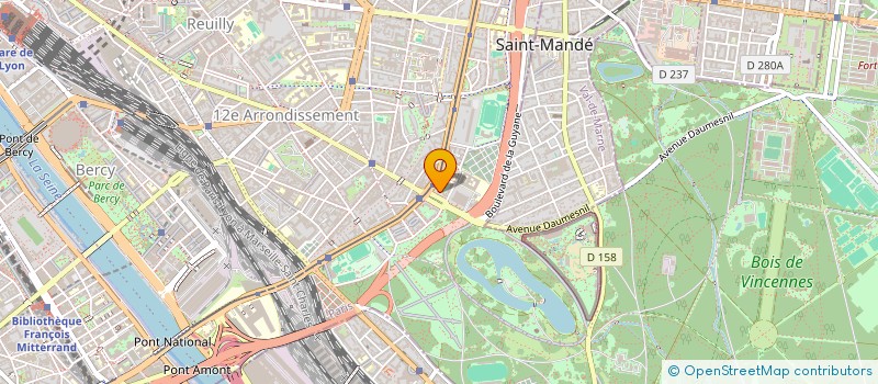 localisation de l'entreprise JACARANDA  PARIS