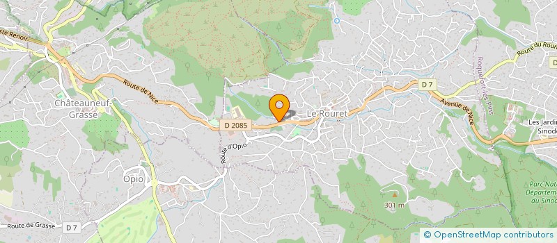 localisation de l'entreprise JACARANDA  LE ROURET