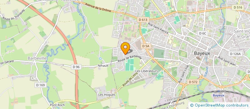 localisation de l'entreprise JACARANDA  BAYEUX