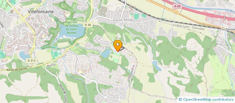 localisation de l'entreprise JACARANDA PRODUCTION  VILLEFONTAINE