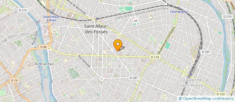 localisation de l'entreprise JACARE CONSEIL à SAINT-MAUR-DES-FOSSES