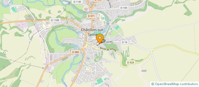 localisation de l'entreprise JACAS  CHATILLON-SUR-SEINE