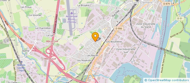 localisation de l'entreprise JACASA à MACON