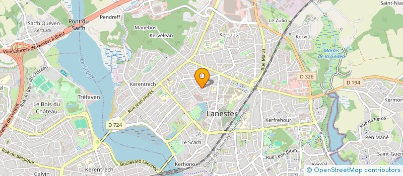 localisation de l'entreprise JACASH  LANESTER