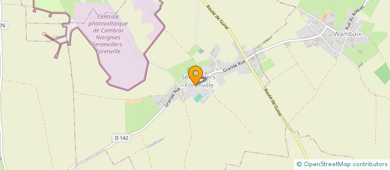 localisation de l'entreprise JACASI à SERANVILLERS-FORENVILLE