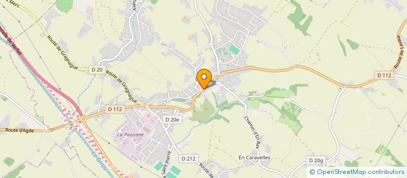 localisation de l'entreprise JACAT à VERFEIL