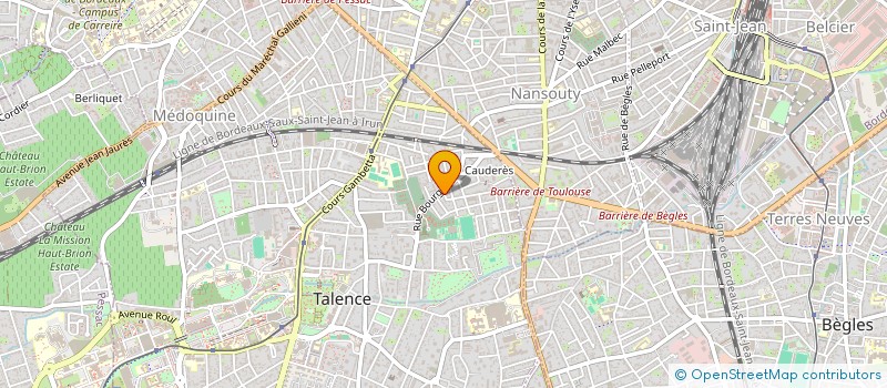 localisation de l'entreprise JACAT  TALENCE