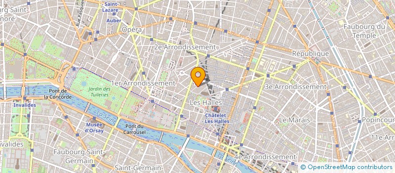 localisation de l'entreprise JACAU à PARIS