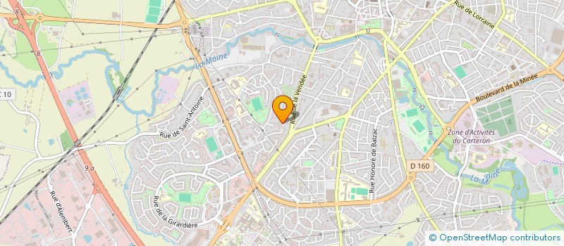 localisation de l'entreprise JACB IMMOBILIER à CHOLET