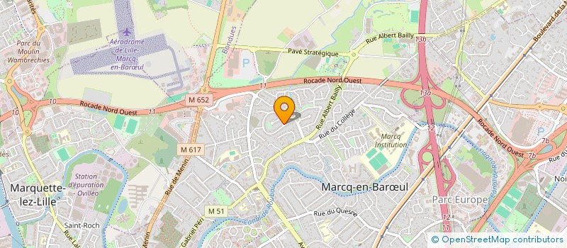 localisation de l'entreprise JACBAN à MARCQ-EN-BARŒUL