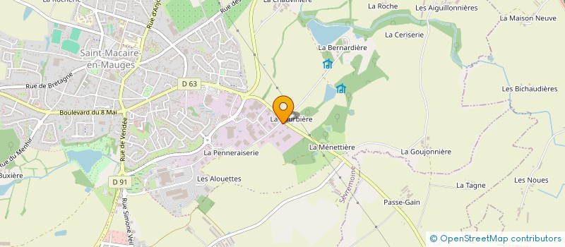 localisation de l'entreprise JACC à SEVREMOINE