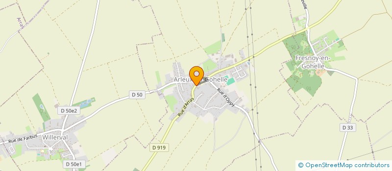 localisation de l'entreprise JACC DUQUESNOY  ARLEUX-EN-GOHELLE