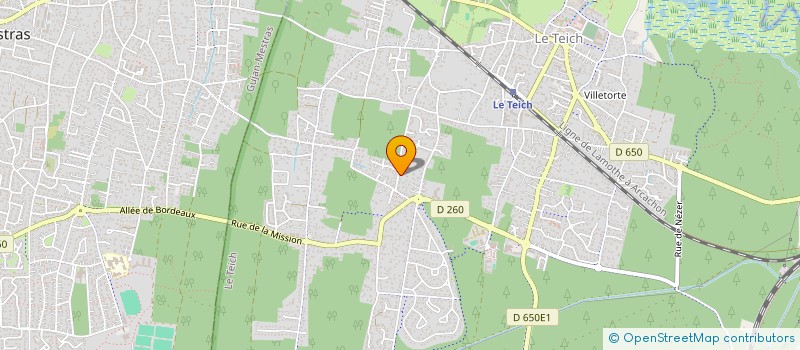 localisation de l'entreprise JACCADIE  LE TEICH