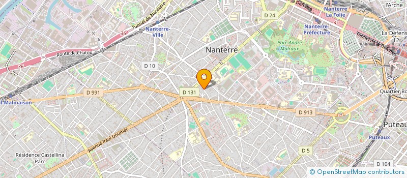 localisation de l'entreprise JACCLA  NANTERRE