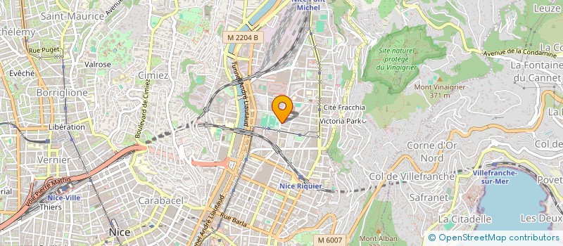 localisation de l'entreprise JACCUSE à NICE