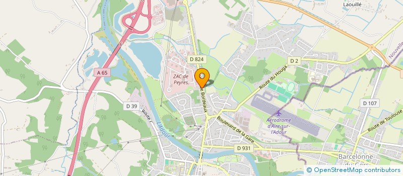 localisation de l'entreprise JACE  AIRE-SUR-L'ADOUR