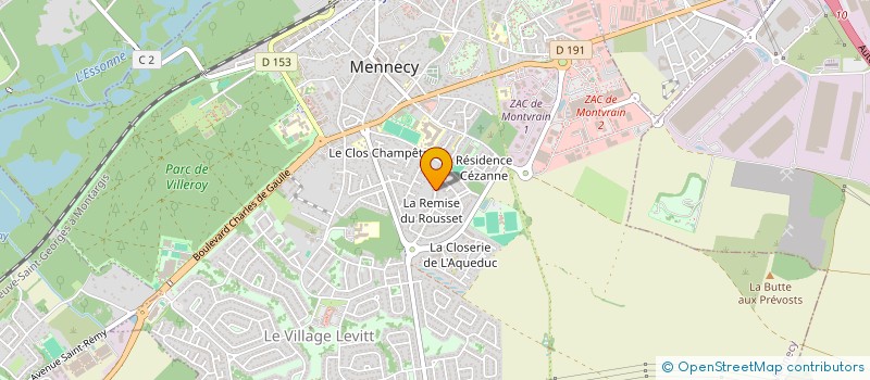 localisation de l'entreprise JACE FINANCEMENT  MENNECY