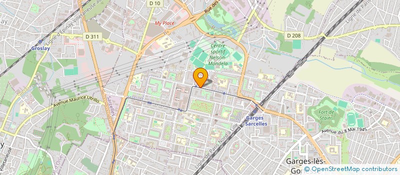 localisation de l'entreprise JACE MEDICAL DIFFUSION à SARCELLES