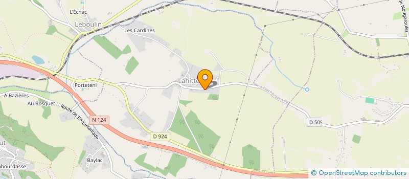 localisation de l'entreprise JACE2  LAHITTE