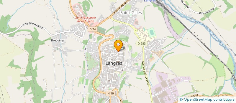 localisation de l'entreprise JACEM IMMO à LANGRES