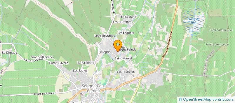 localisation de l'entreprise JACES  SERIGNAN-DU-COMTAT