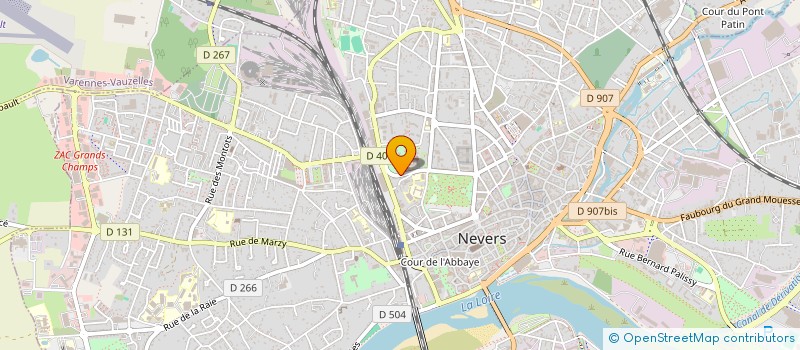 localisation de l'entreprise JACFA à GARCHIZY
