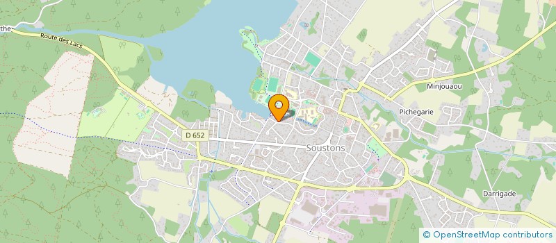 localisation de l'entreprise JACFRA  SOUSTONS