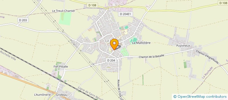 localisation de l'entreprise JACHE  LA JARRIE