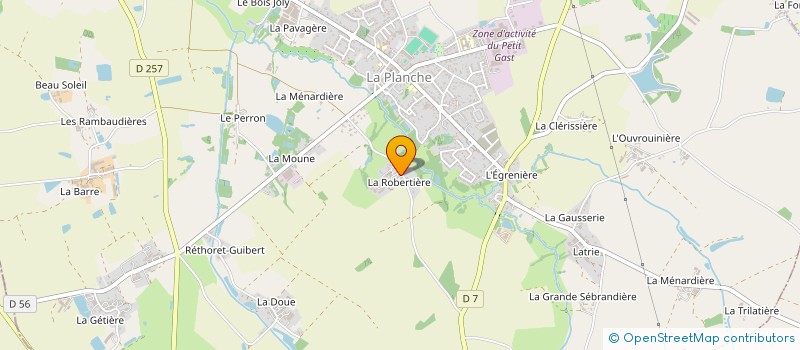 localisation de l'entreprise JACHED  LA PLANCHE