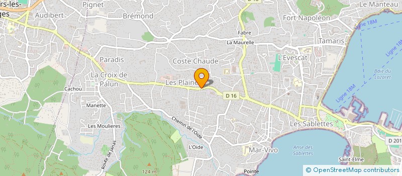 localisation de l'entreprise JACHRISAL à LA SEYNE-SUR-MER