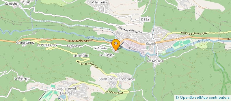 localisation de l'entreprise JACINQ à COURCHEVEL