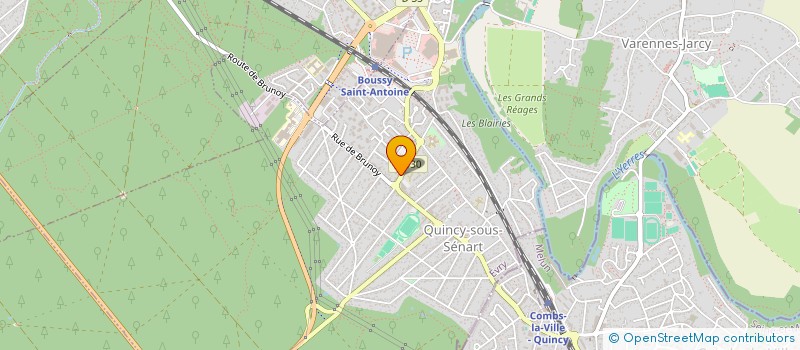 localisation de l'entreprise JACINTHE à QUINCY-SOUS-SENART